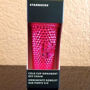 2022 Starbucks Sangria Bling Key Chain Ornament